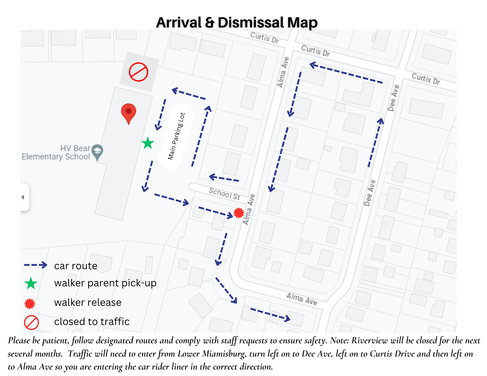 Arrival & Dismissal Map