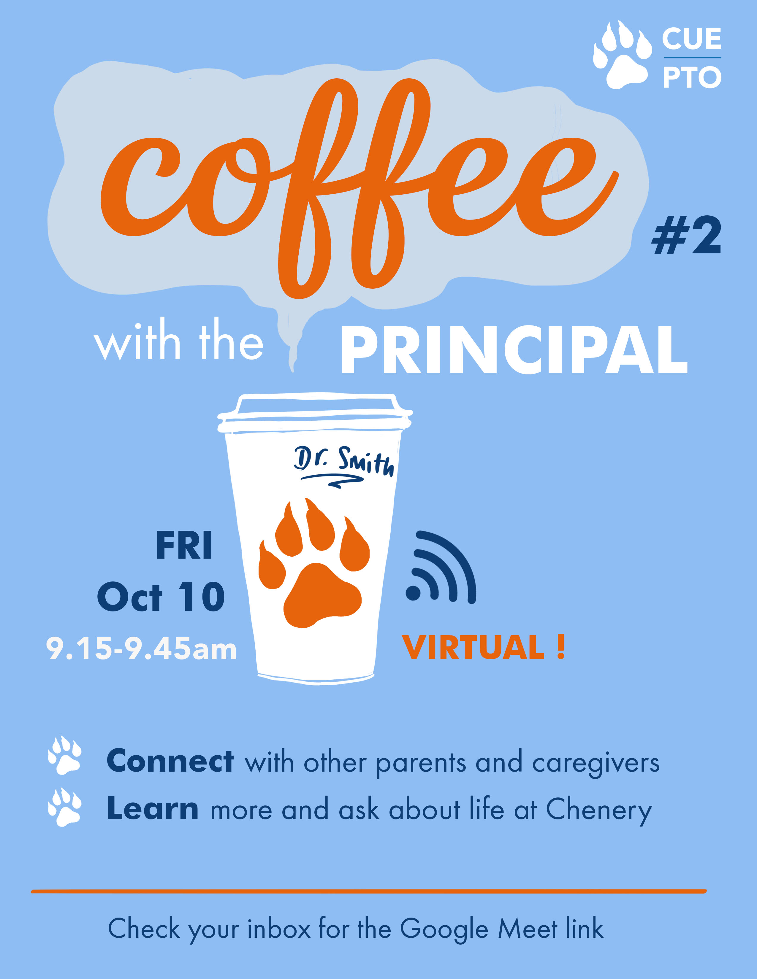 coffee with the principal