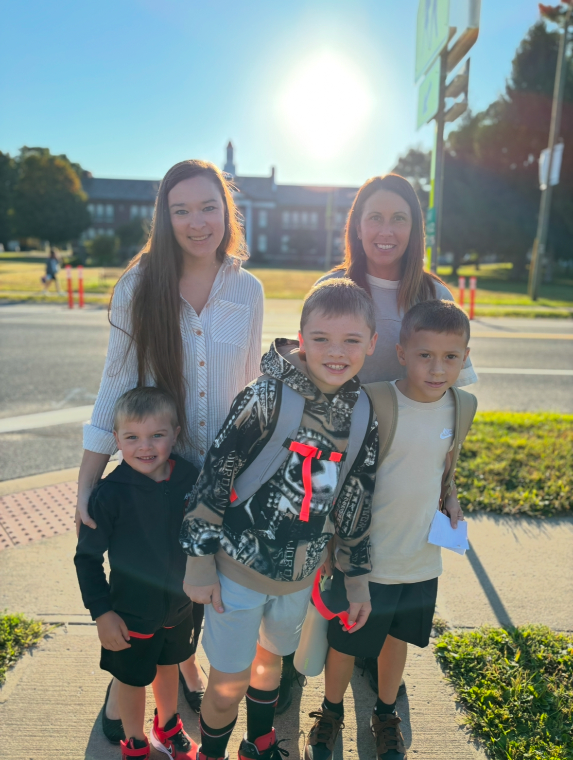A GES Families Ready for the First Day of School