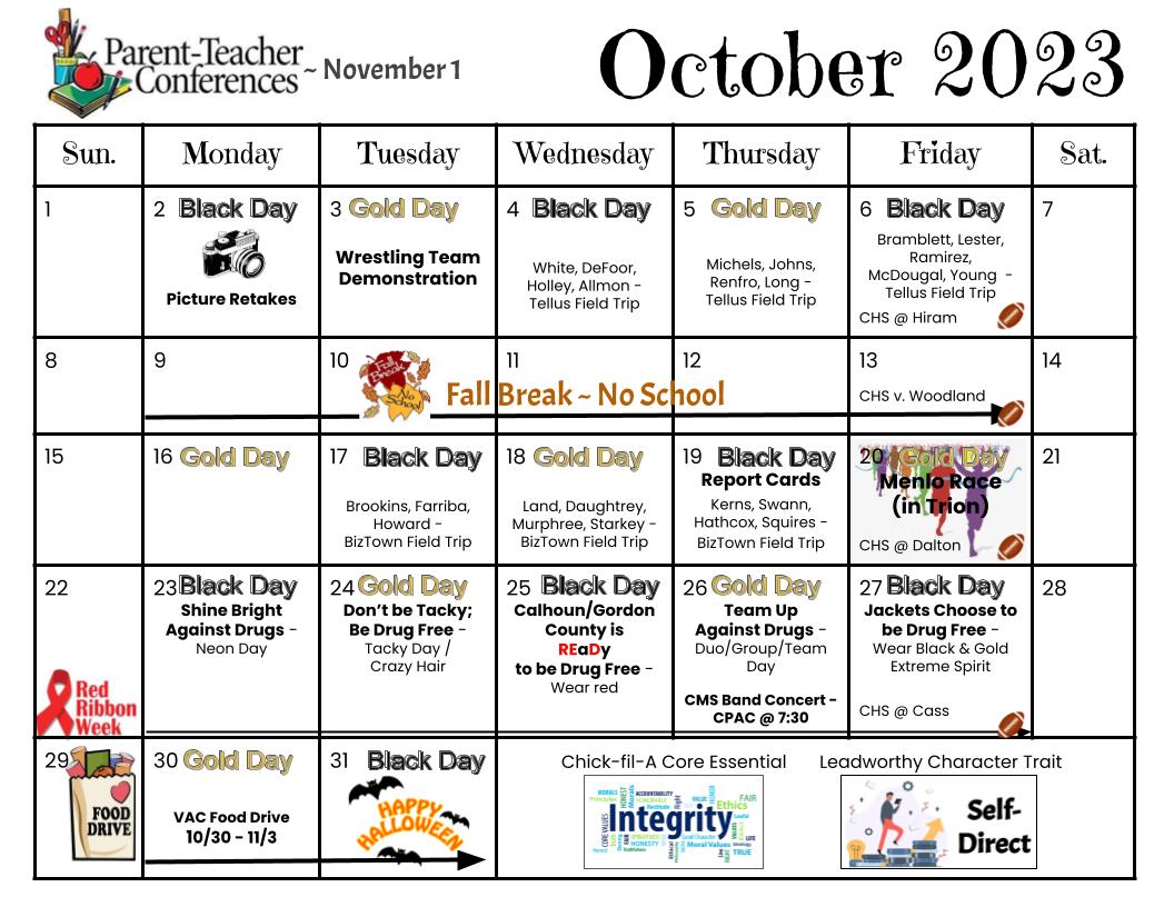 6th Activity October