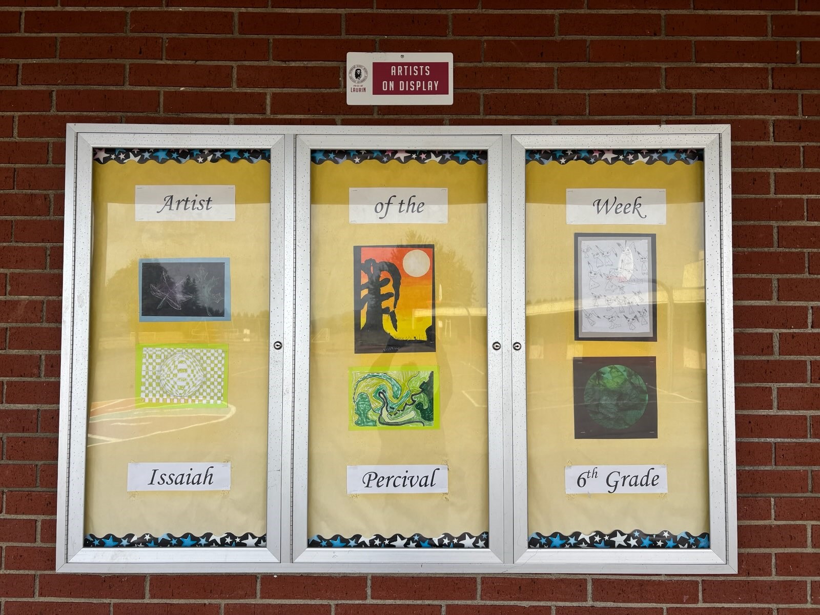 Issaiah Percival Art on display