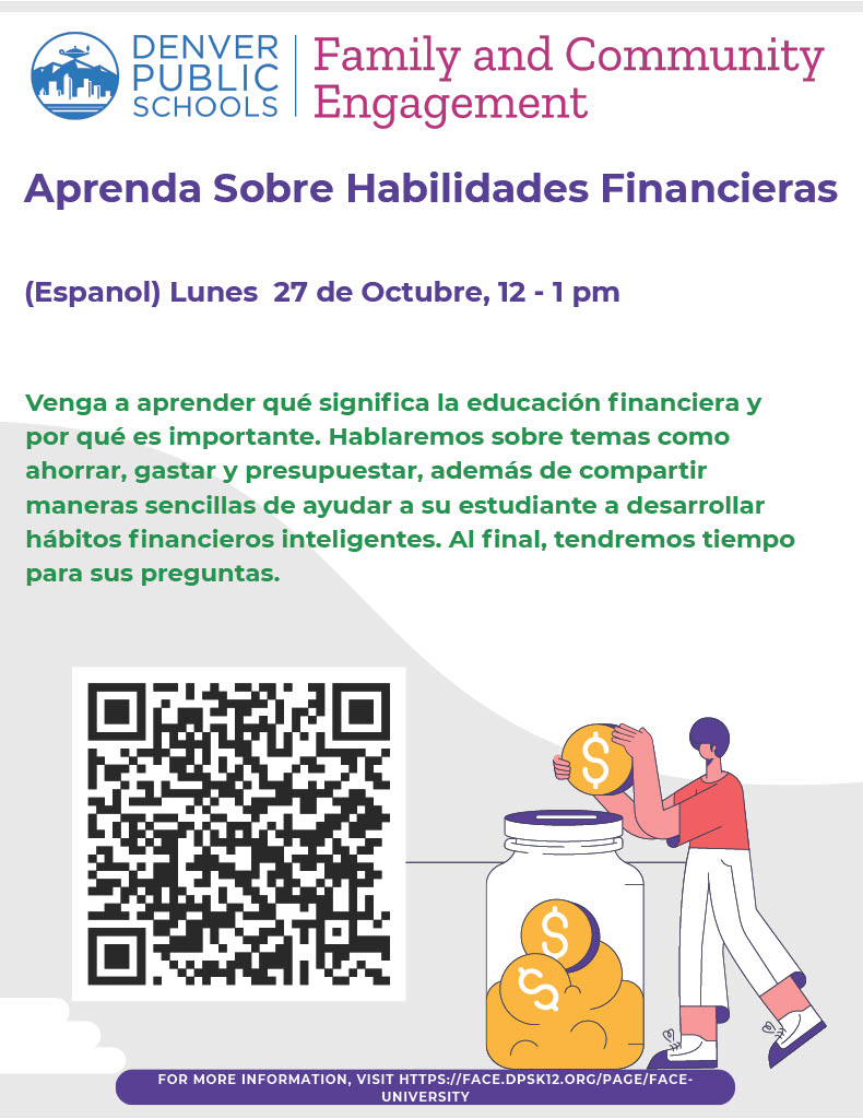 Learn about Money Skills: Financial Literacy flyer