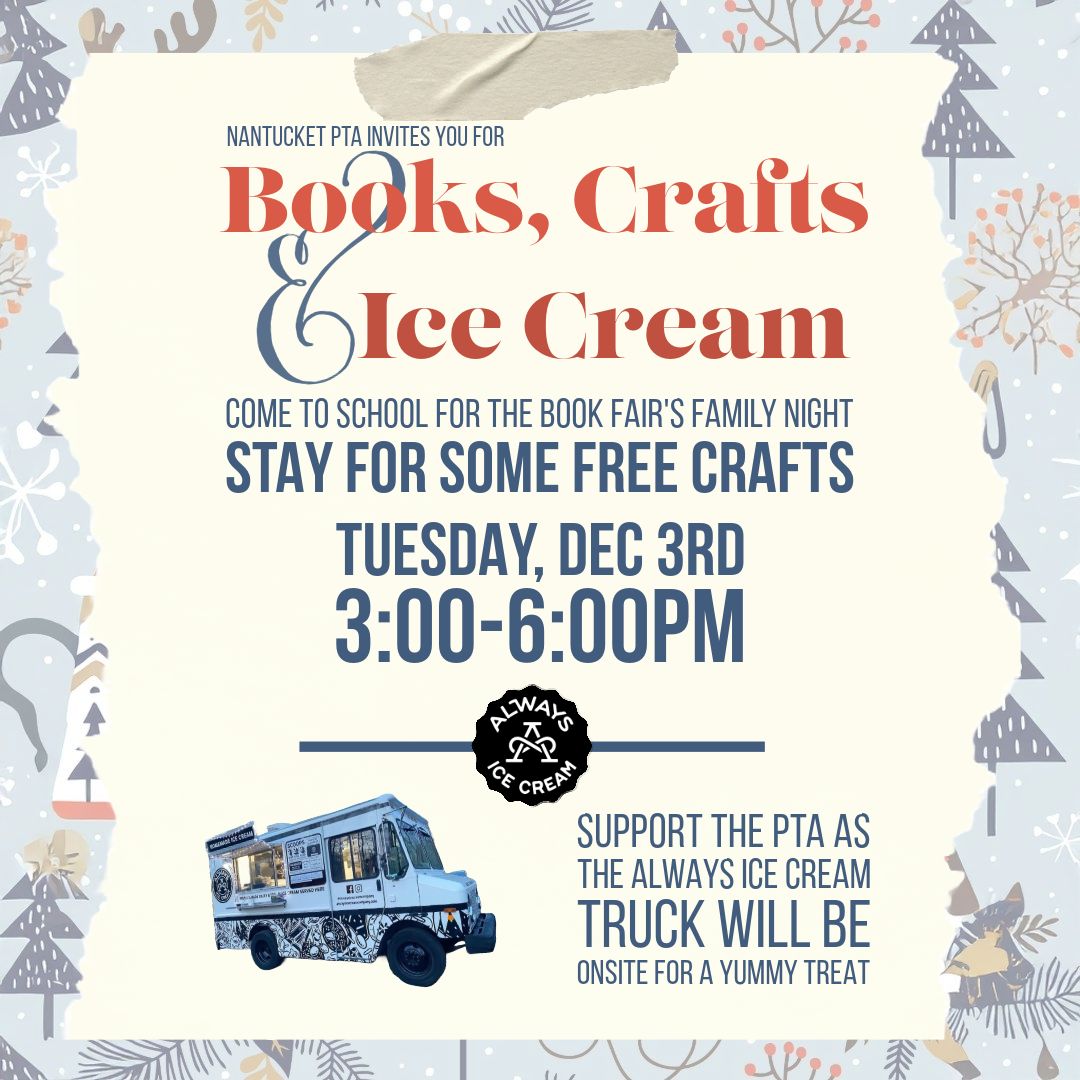 Books, Crafts, and Ice Cream