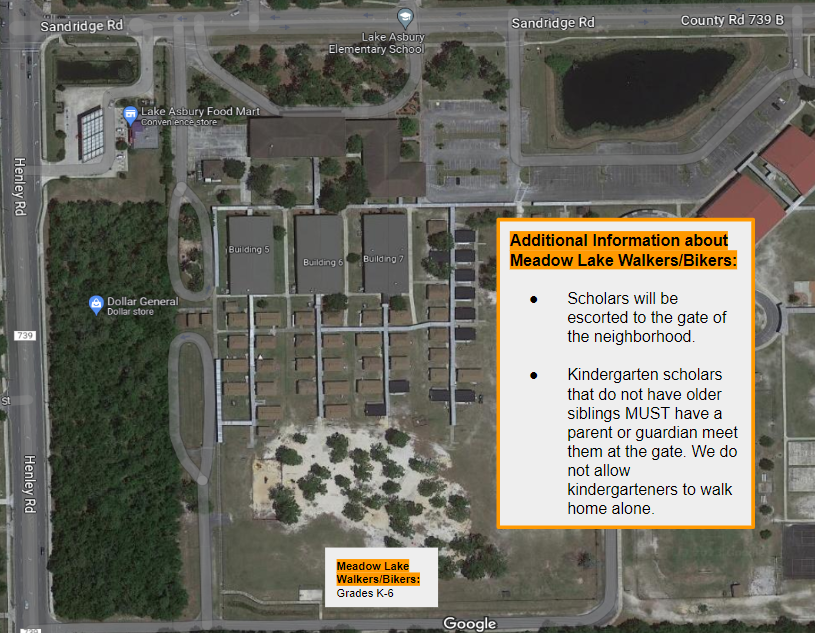 Meadowlake Walker Map