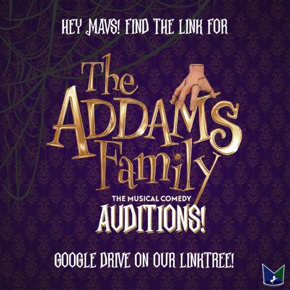 Adams Family Auditions Flyer