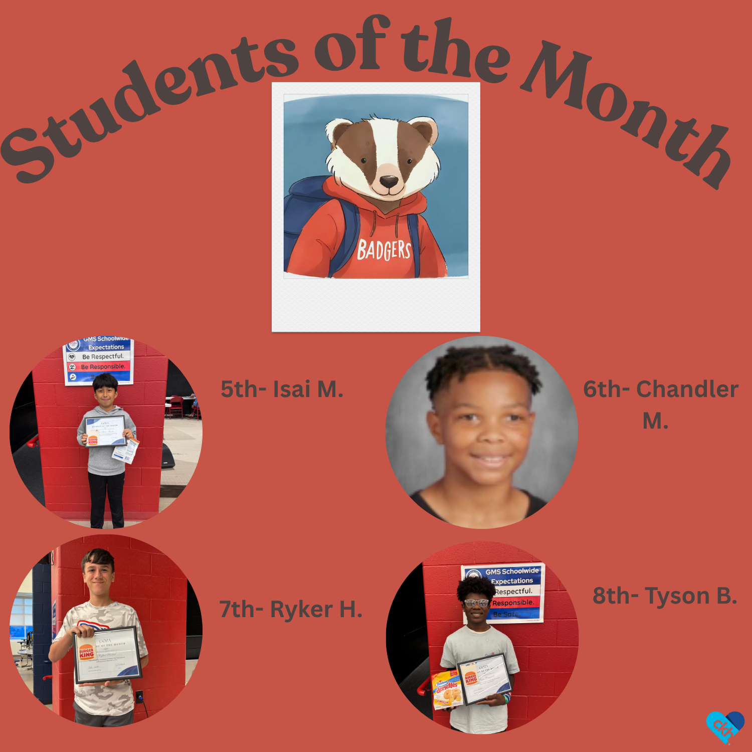 students of the month