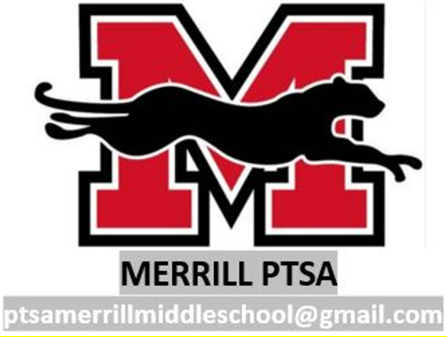 Merrill PTSA logo with jaguar