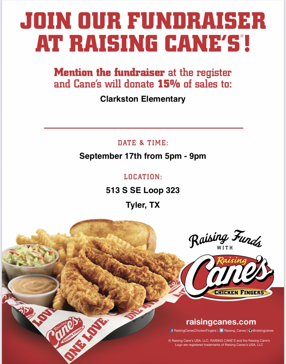 Canes Fundraiser