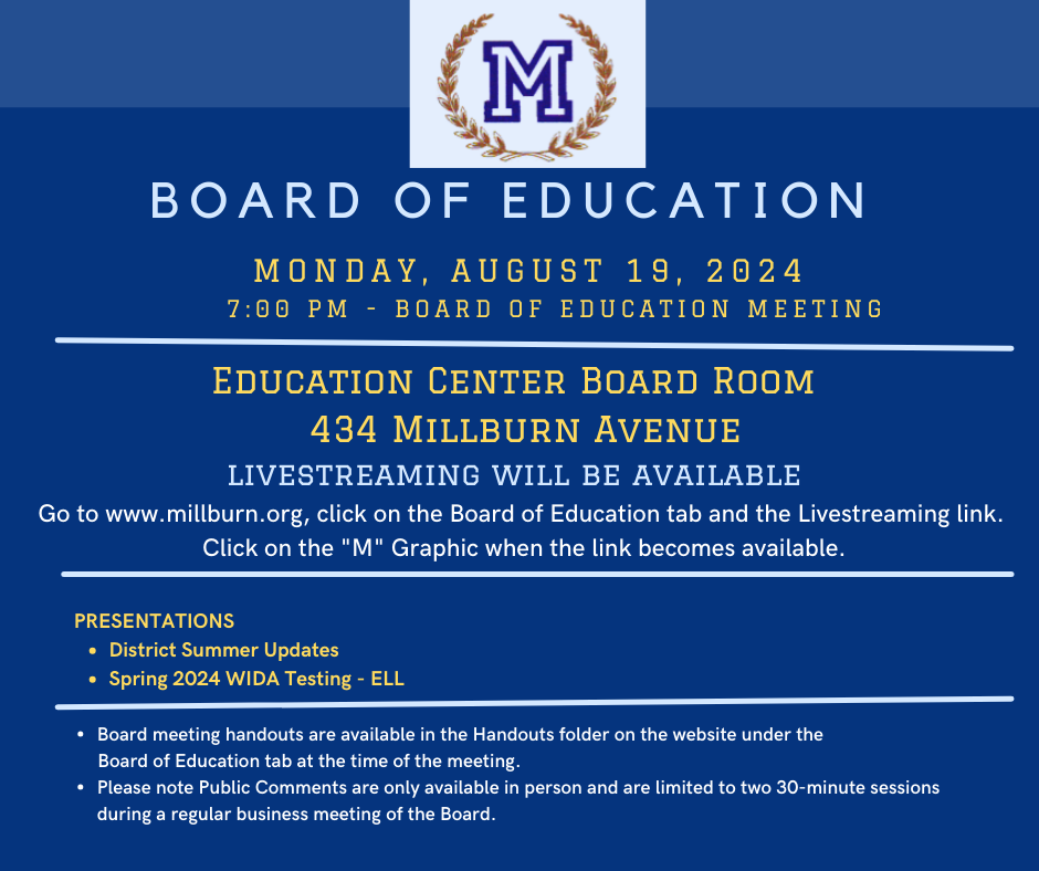 Board meeting announcement