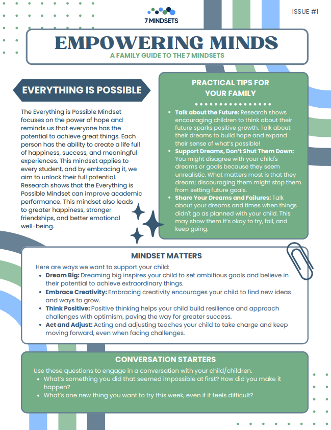 Everything is Possible Newsletter - English