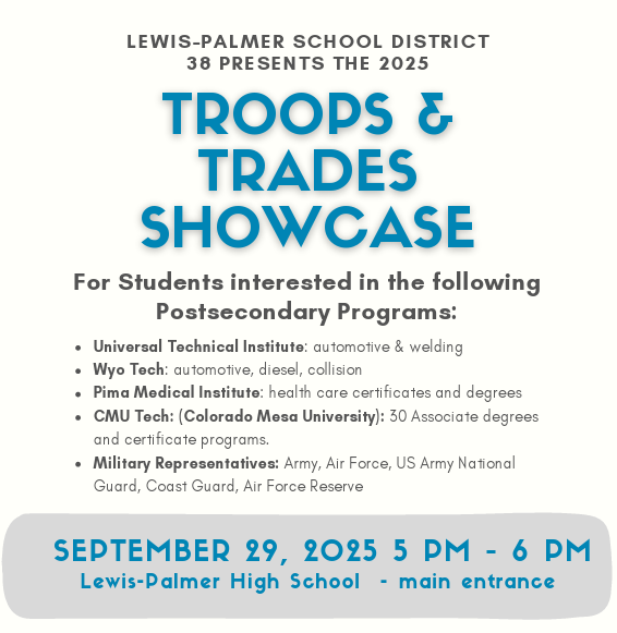 Troops and Trades Flyer snapshot