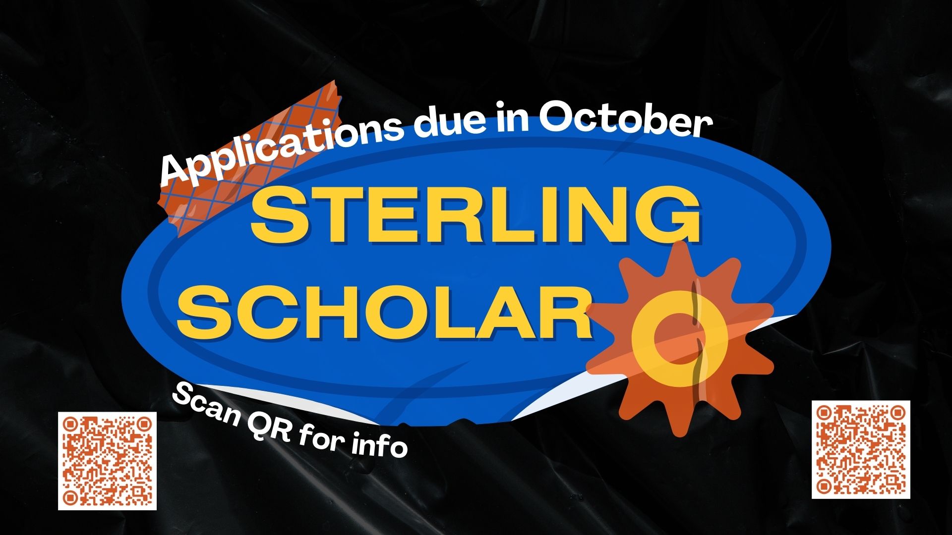 Sterling Scholar Applications due in October