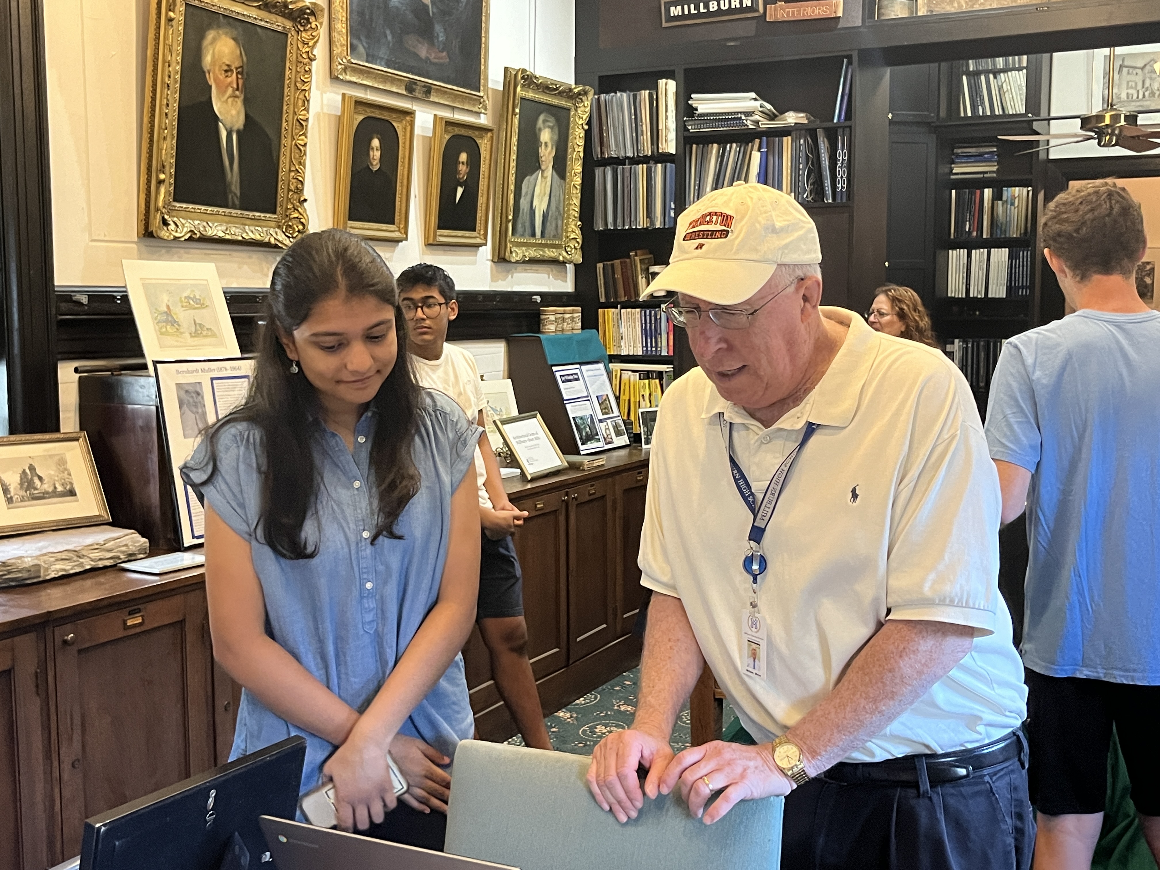 Dr. Miron with intern