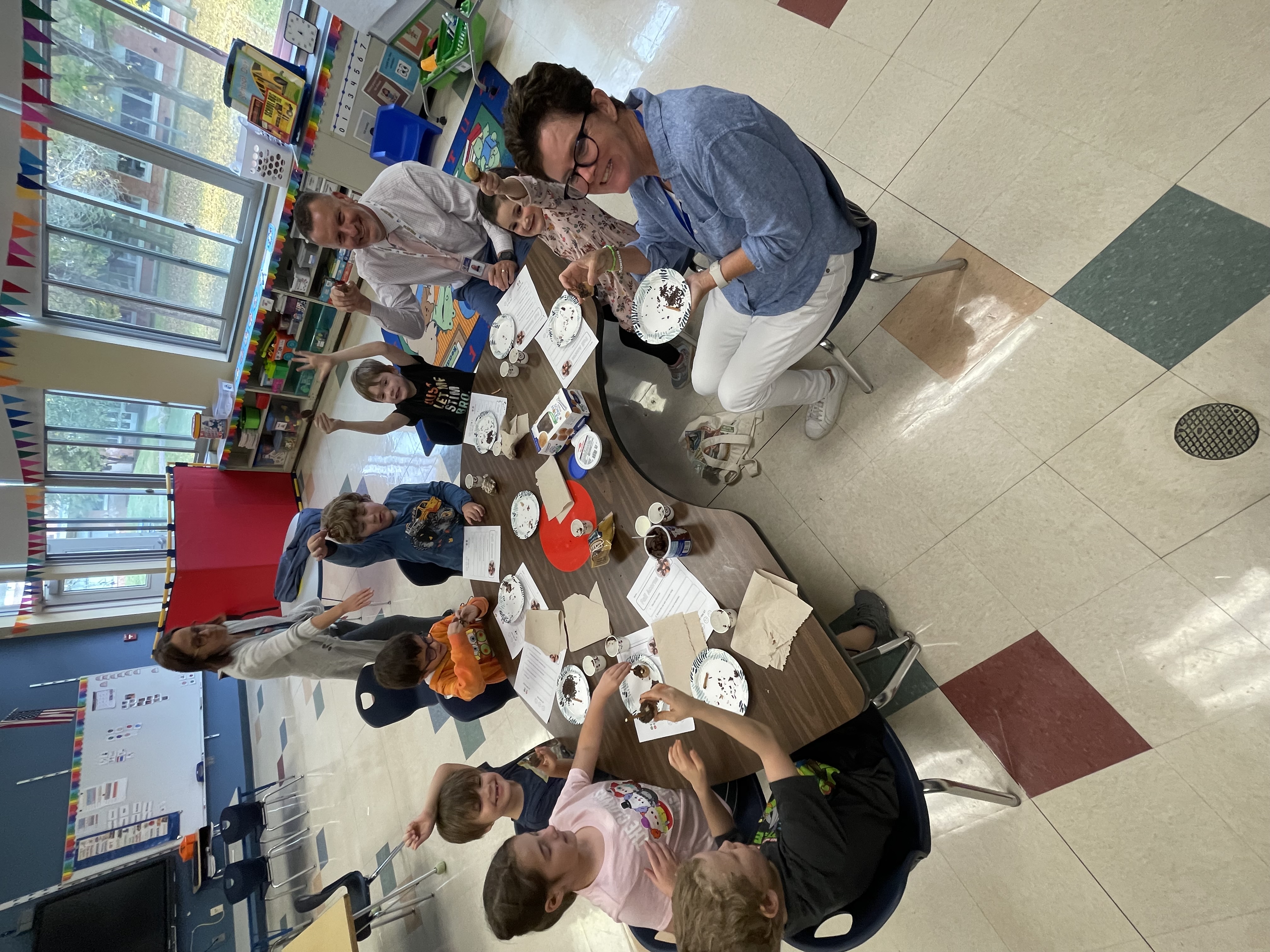 students with mr. hall