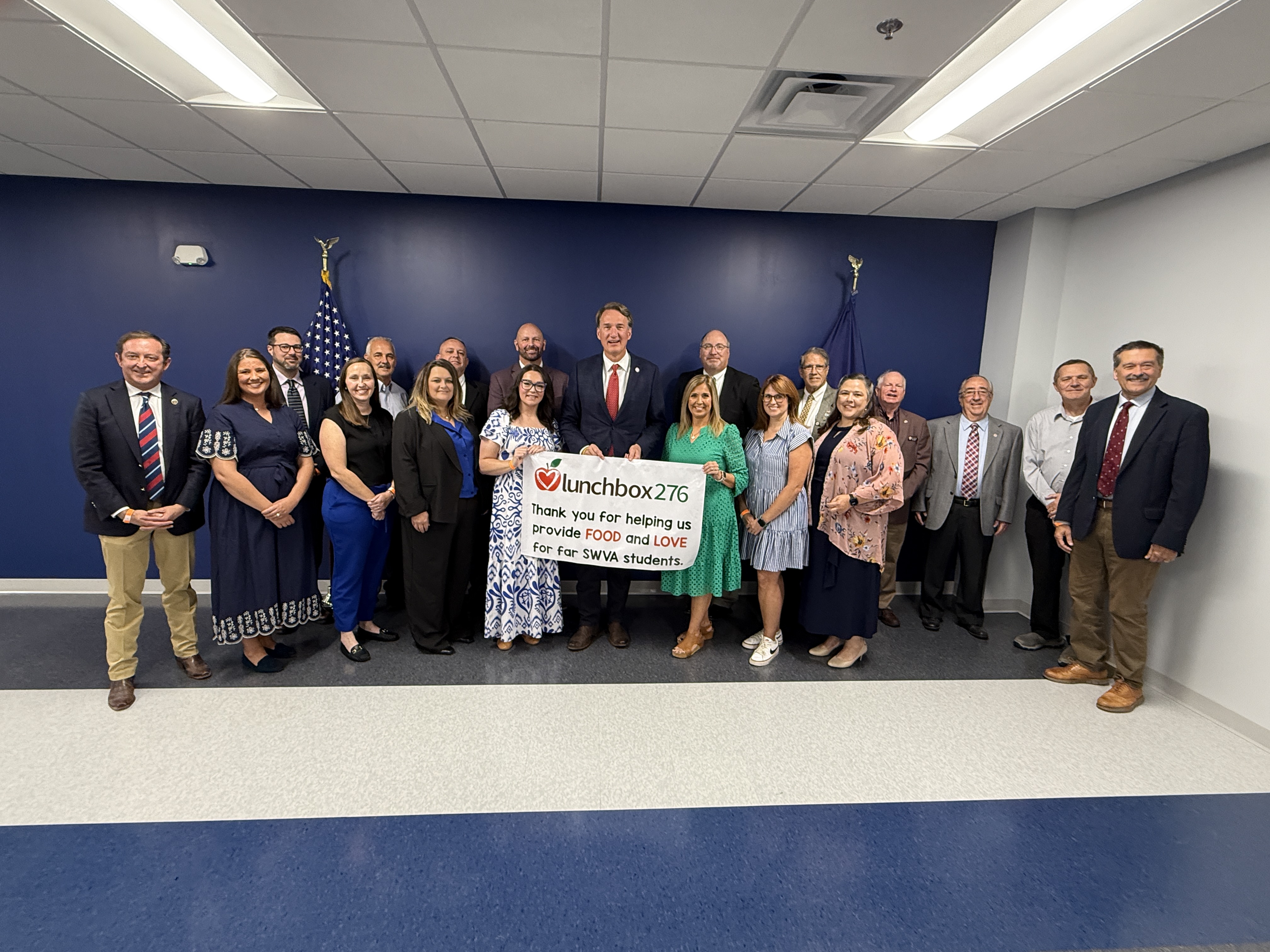 Governor Glenn Youngkin Visits WRAP for Lunchbox276 Ribbon-Cutting