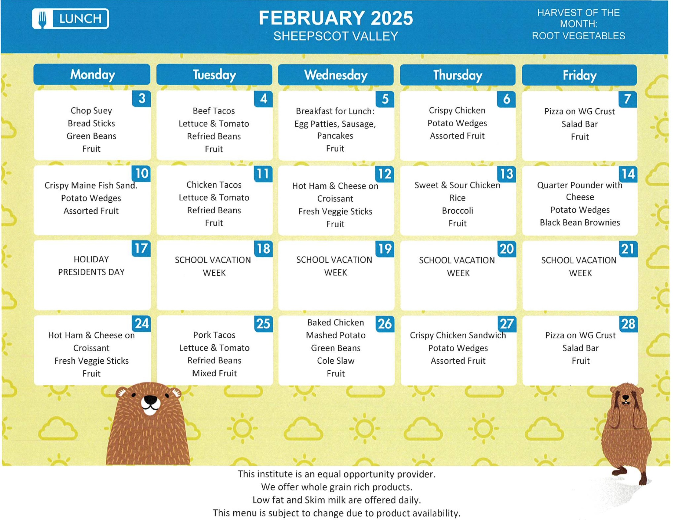 Week of February 3, 2025