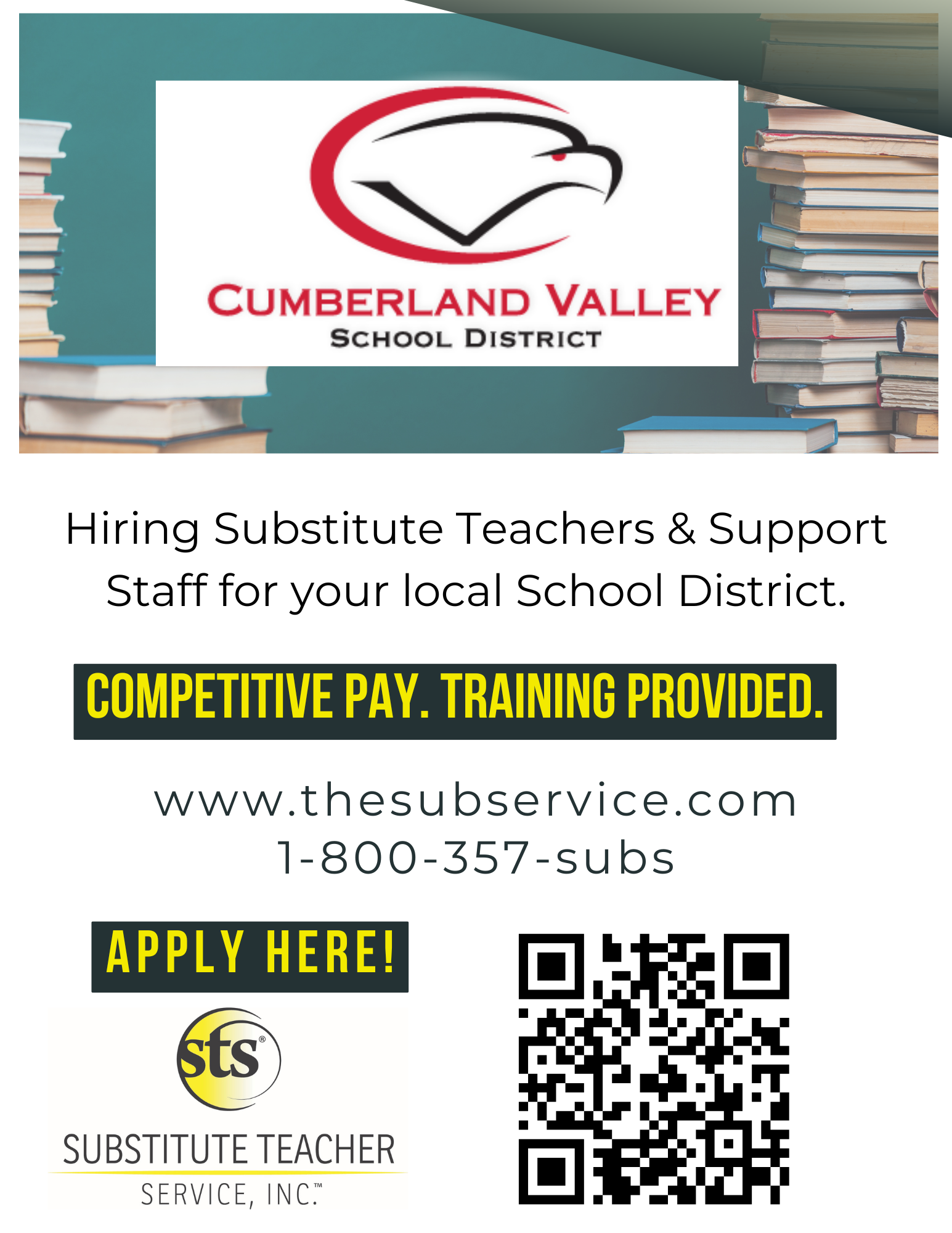 Substitute Teacher Flyer