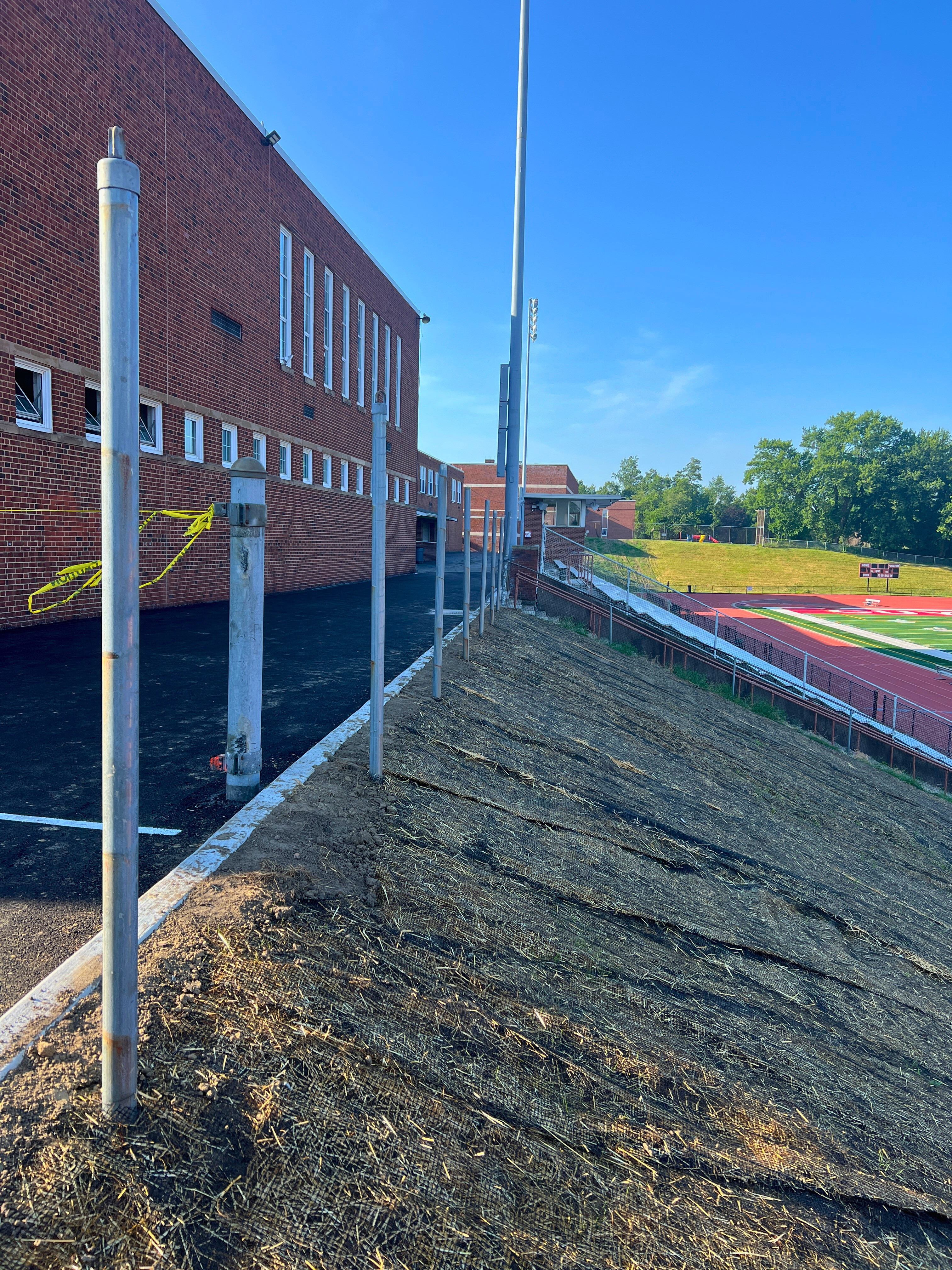 hillside stabilization project