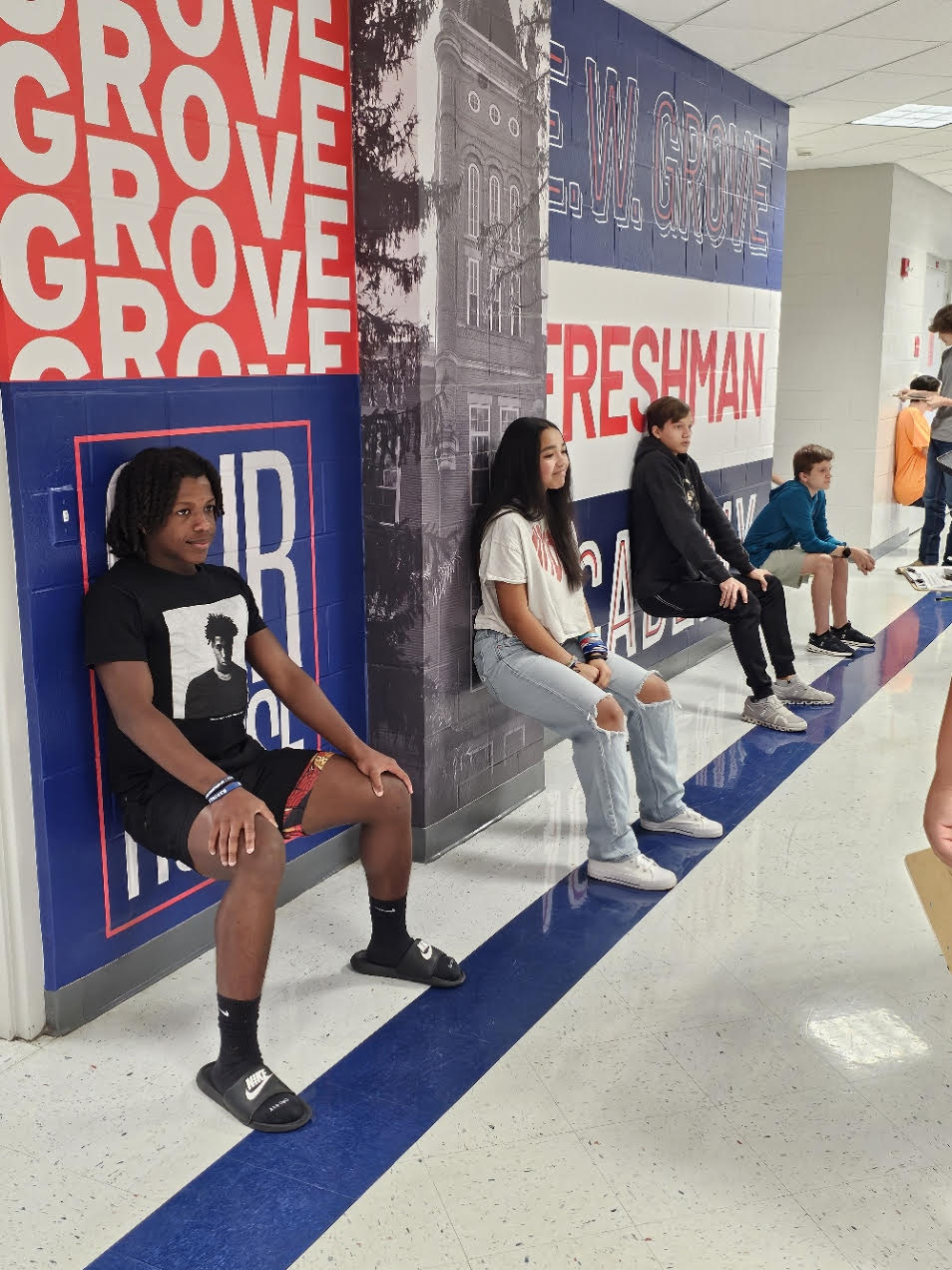  Biology was doing wall sits to learn about cellular respiration.  