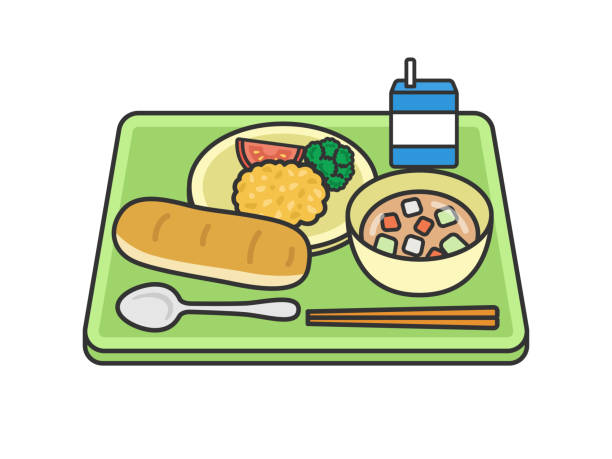 stock school lunch graphic