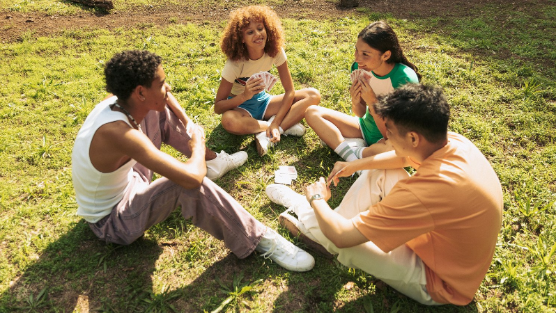 older children in park