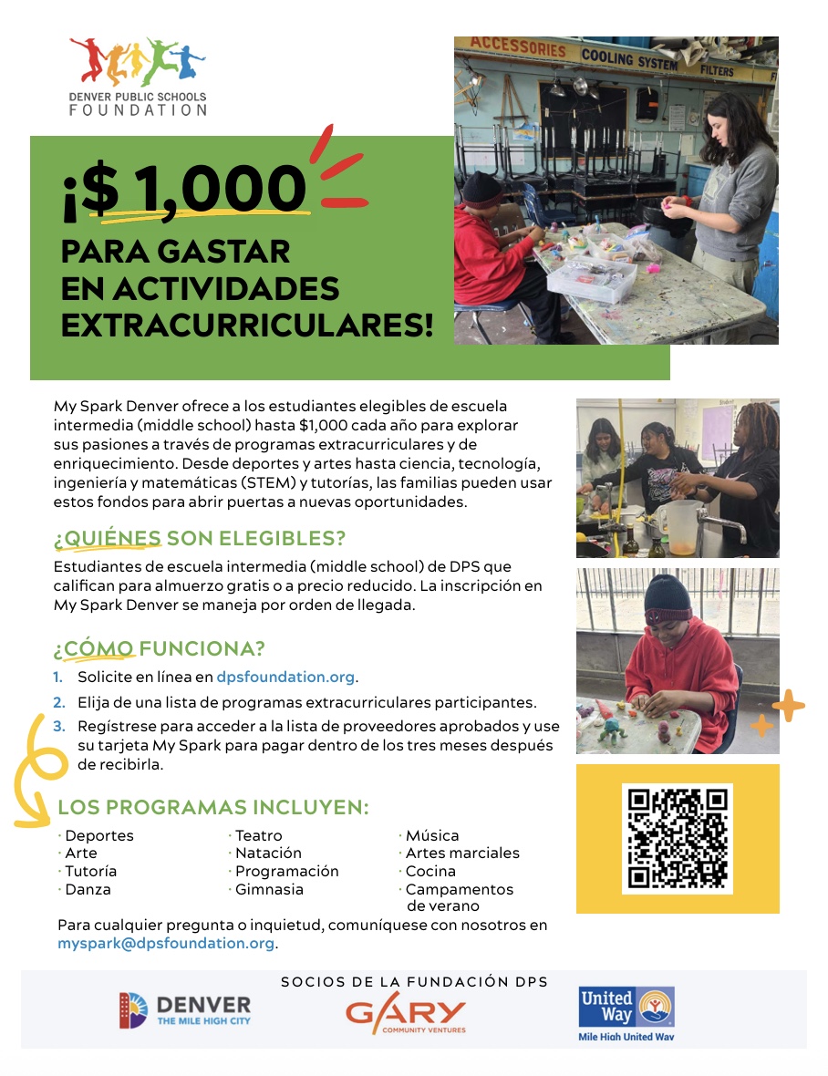 MySpark flier Spanish