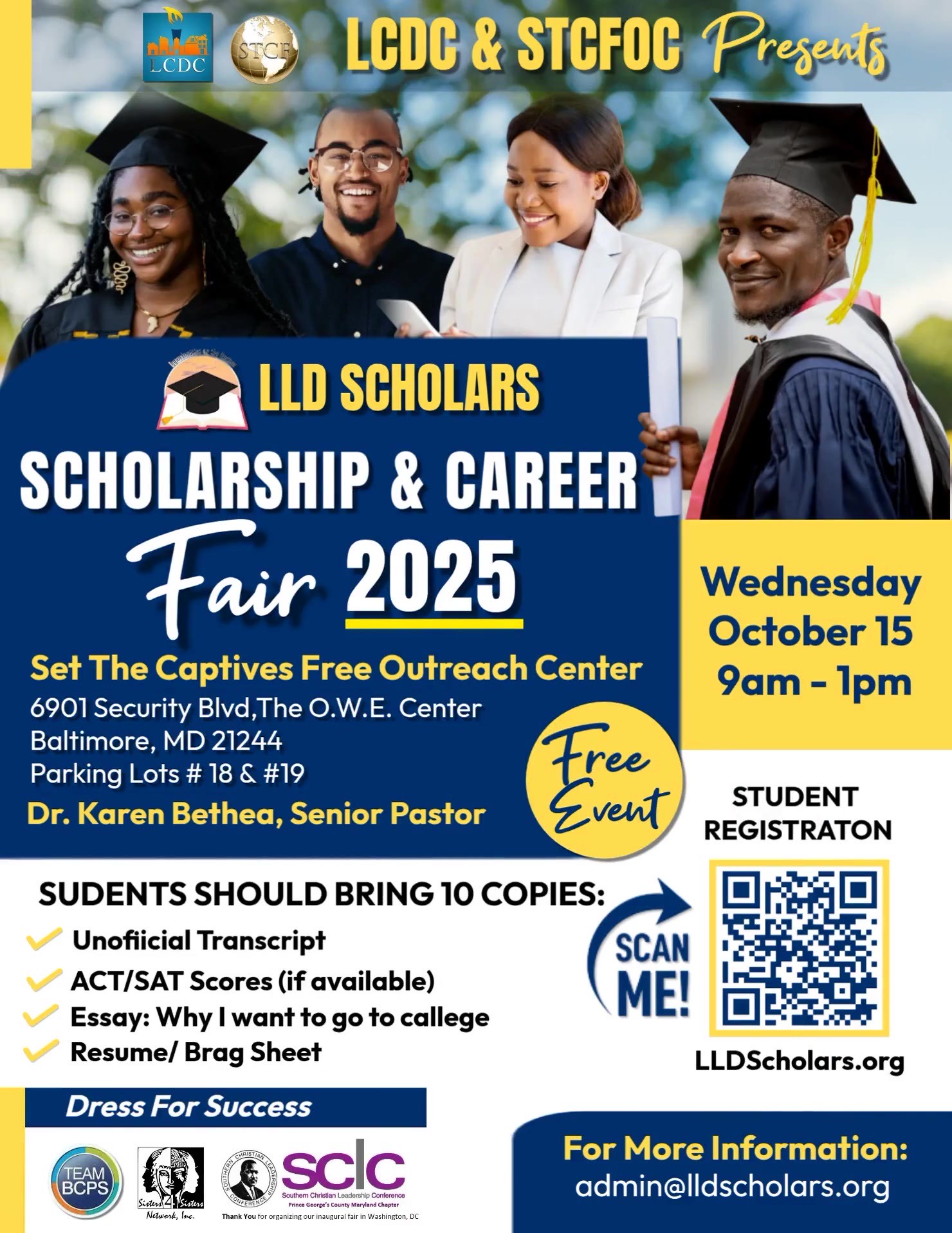 LLD Scholars Scholarship and Career Fair 2025