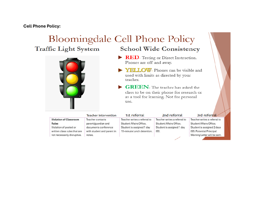 cell phone policy 1