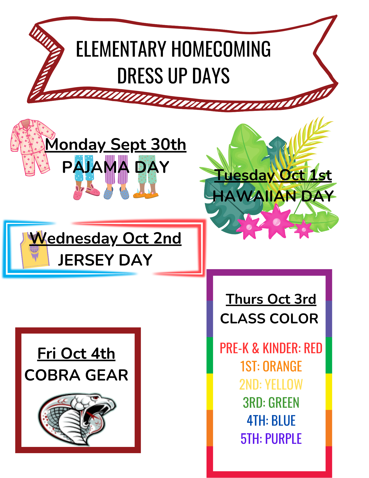 Dress Up Days