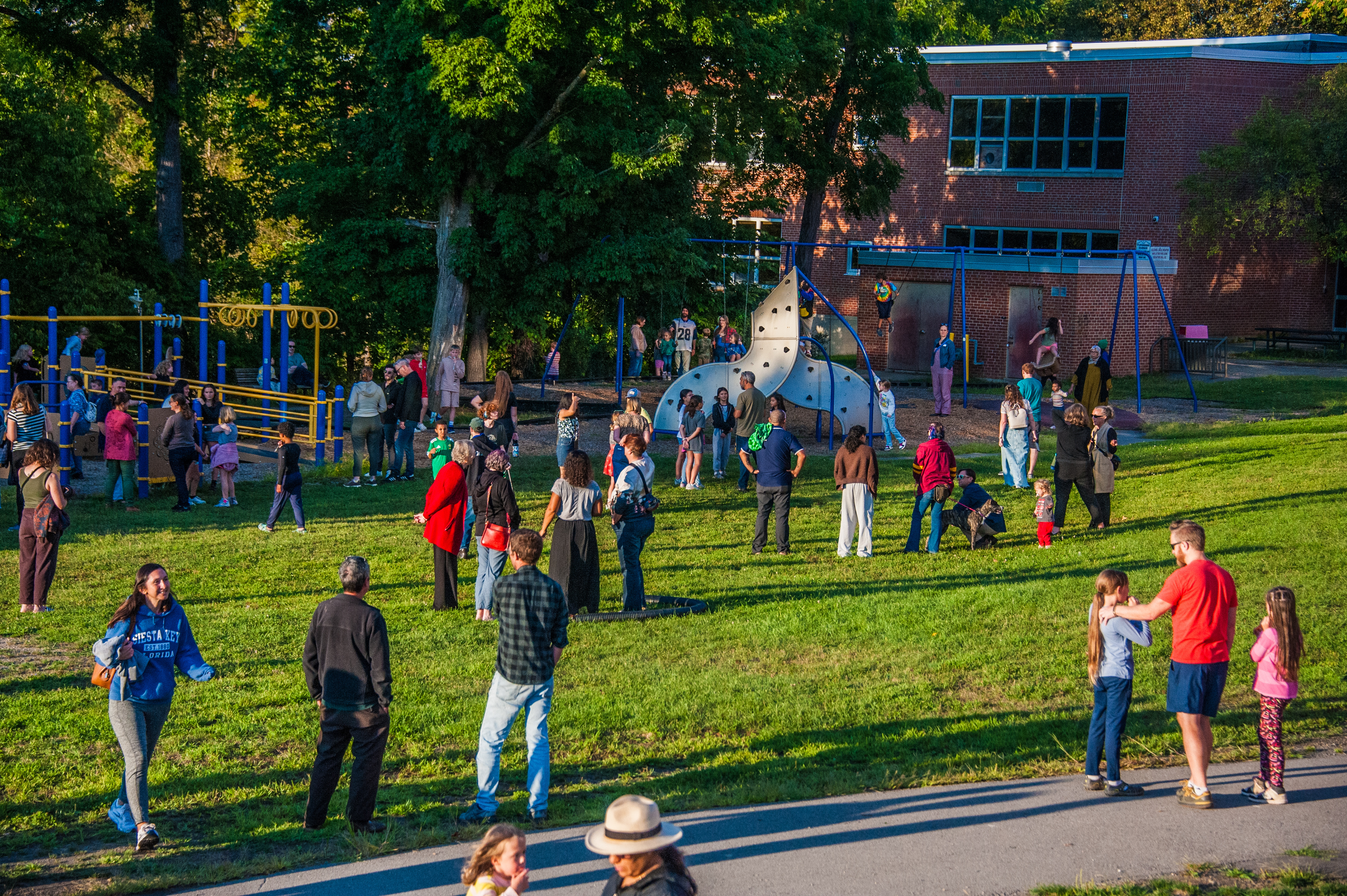 South Hill playground night