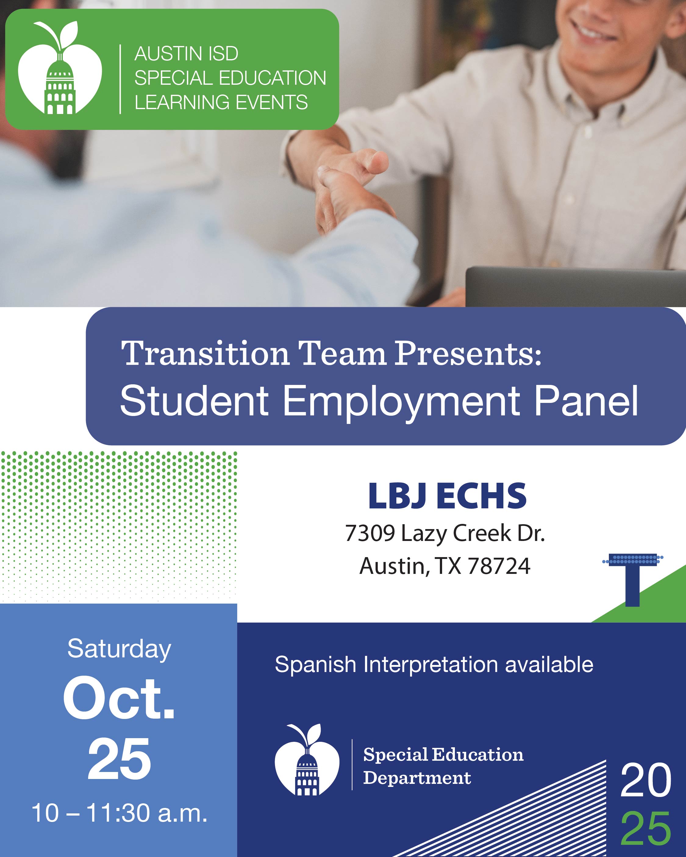 Employment Panel LBJ ECHS October 25