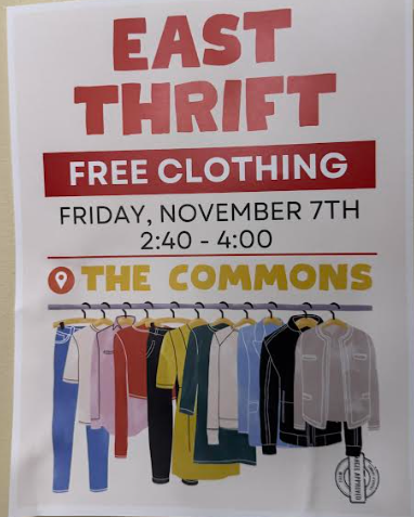 East Thrift Free Clothing Event