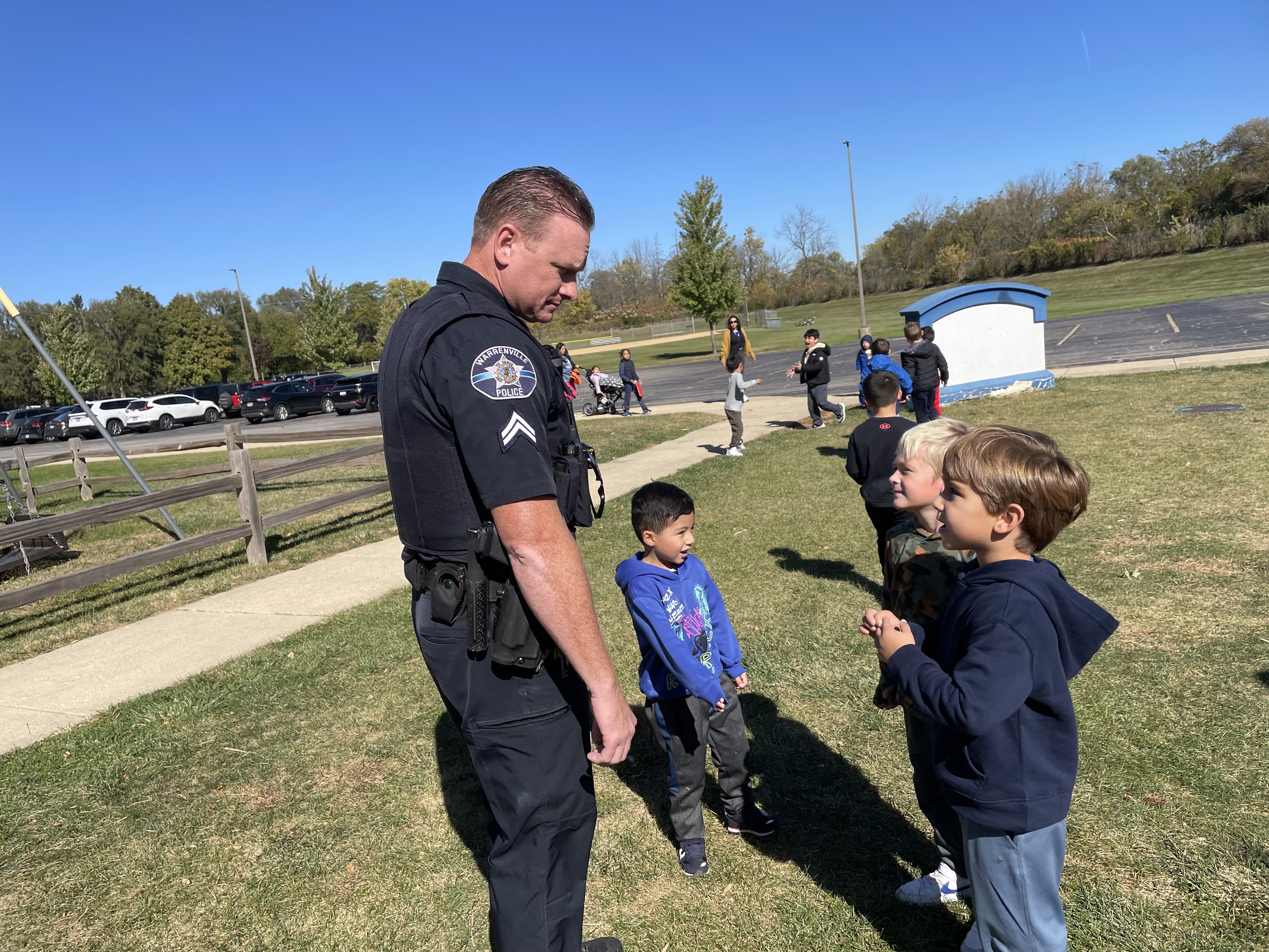 Warrenville PD visits Bower