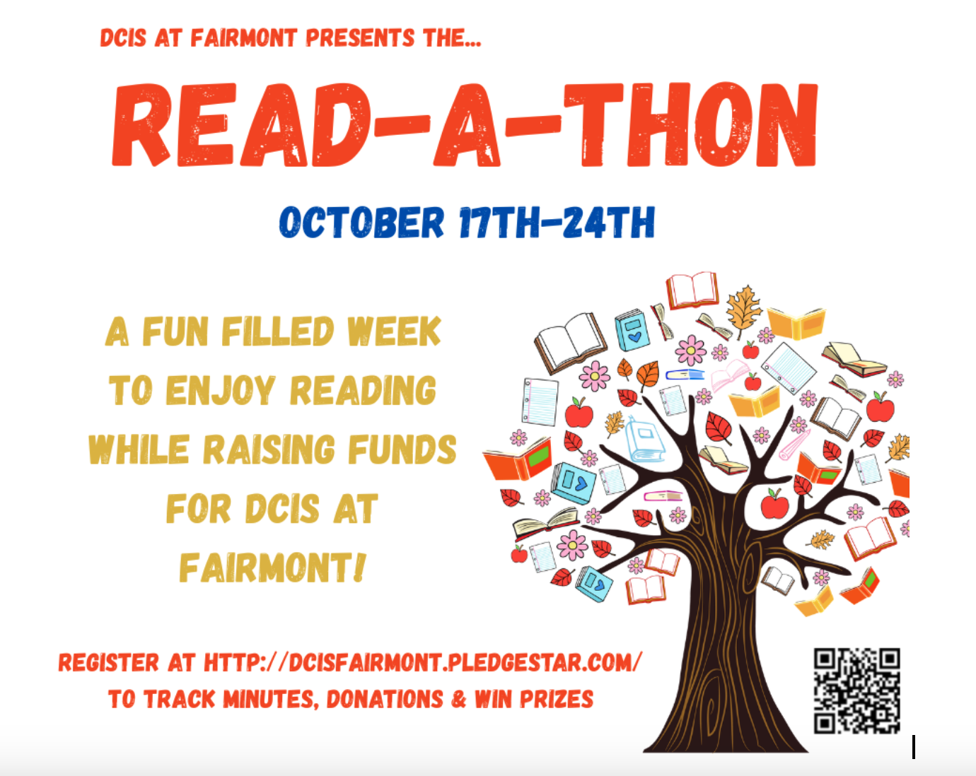DCIS Read-a-Thon Flyer