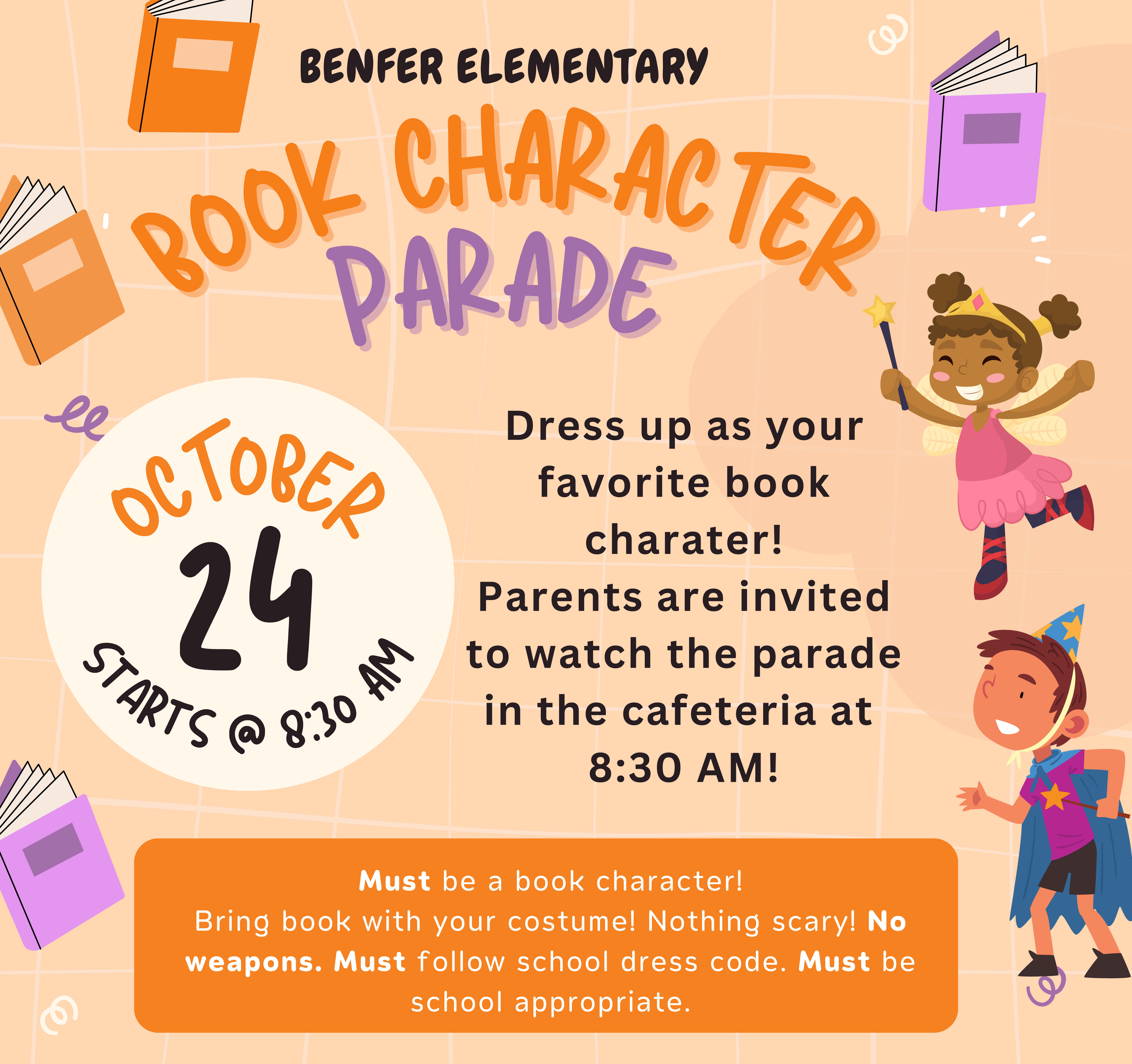 book character parade oct 24
