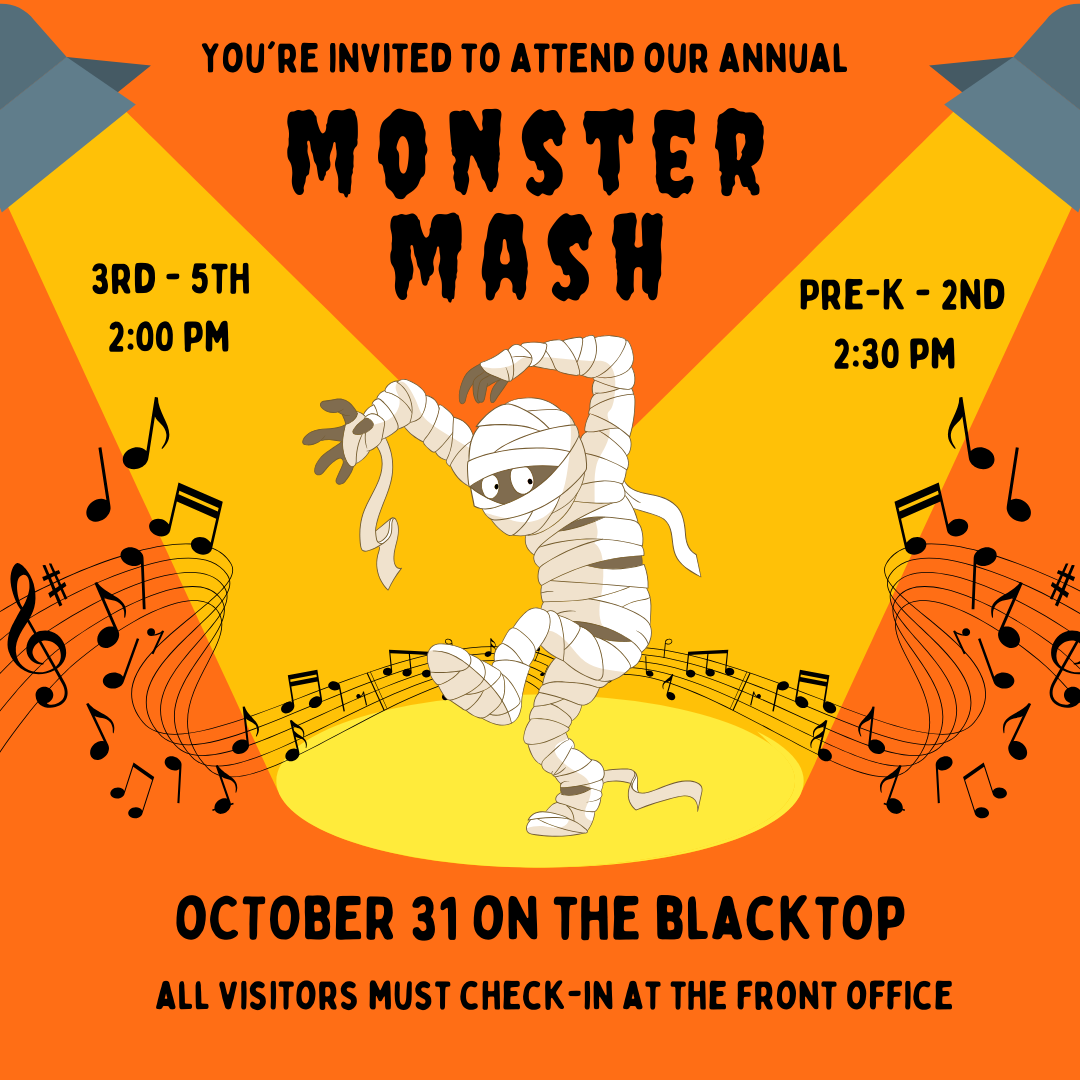 Flyer for Monster Mash