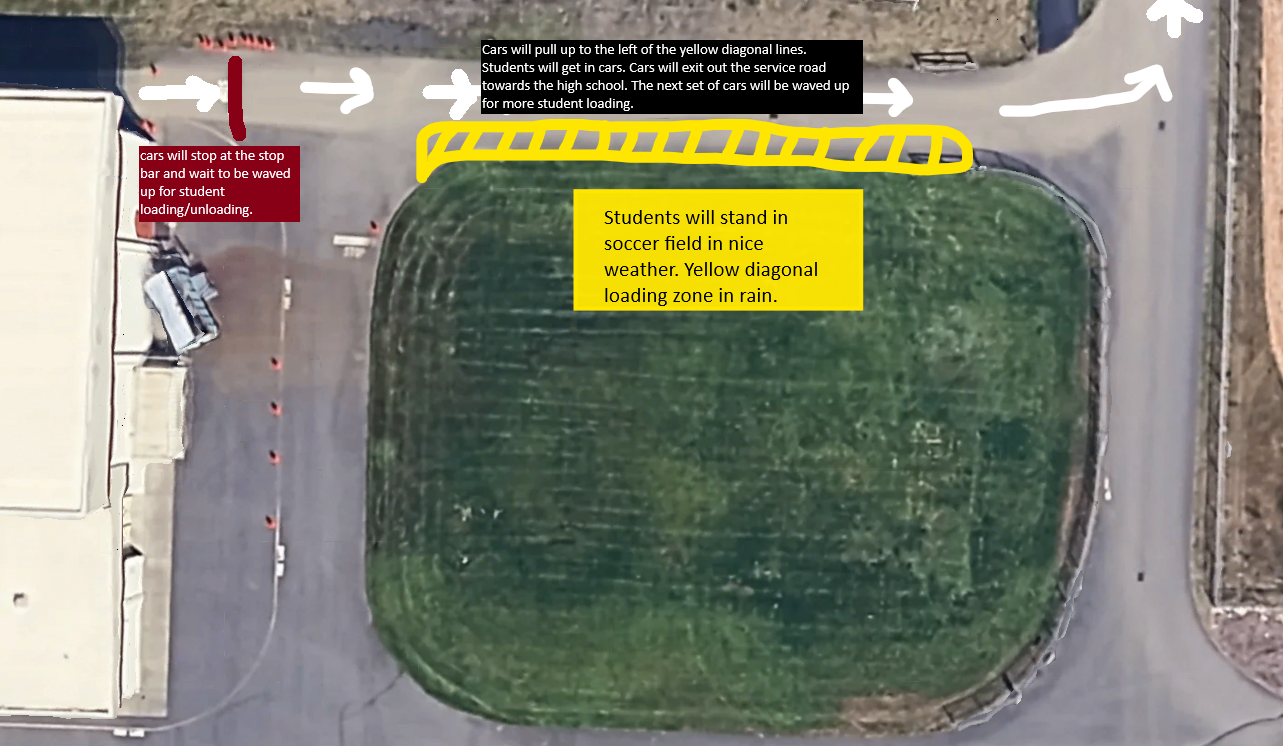 25-26 pick up and drop off detail