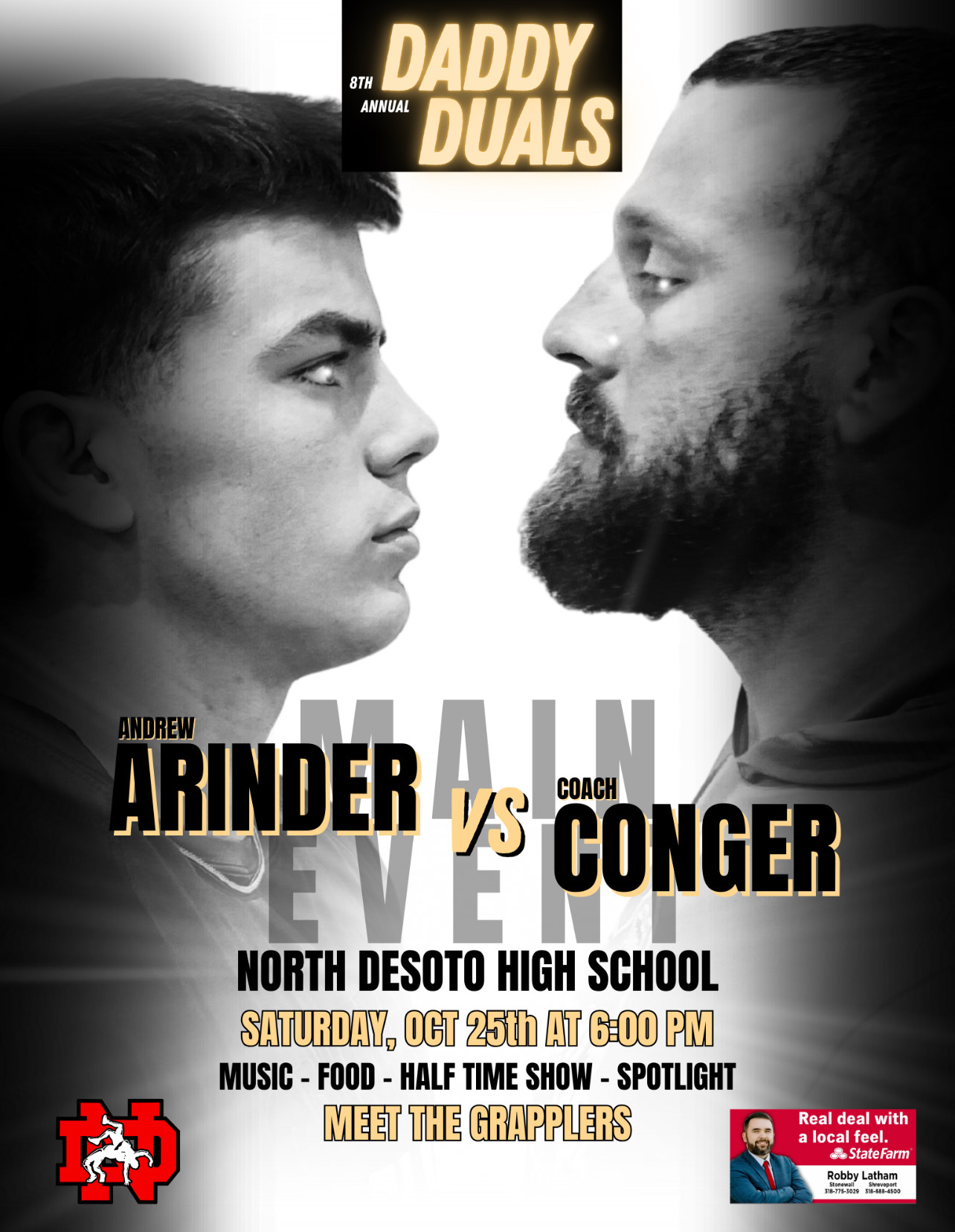 NDHS Wrestling Daddy Duals