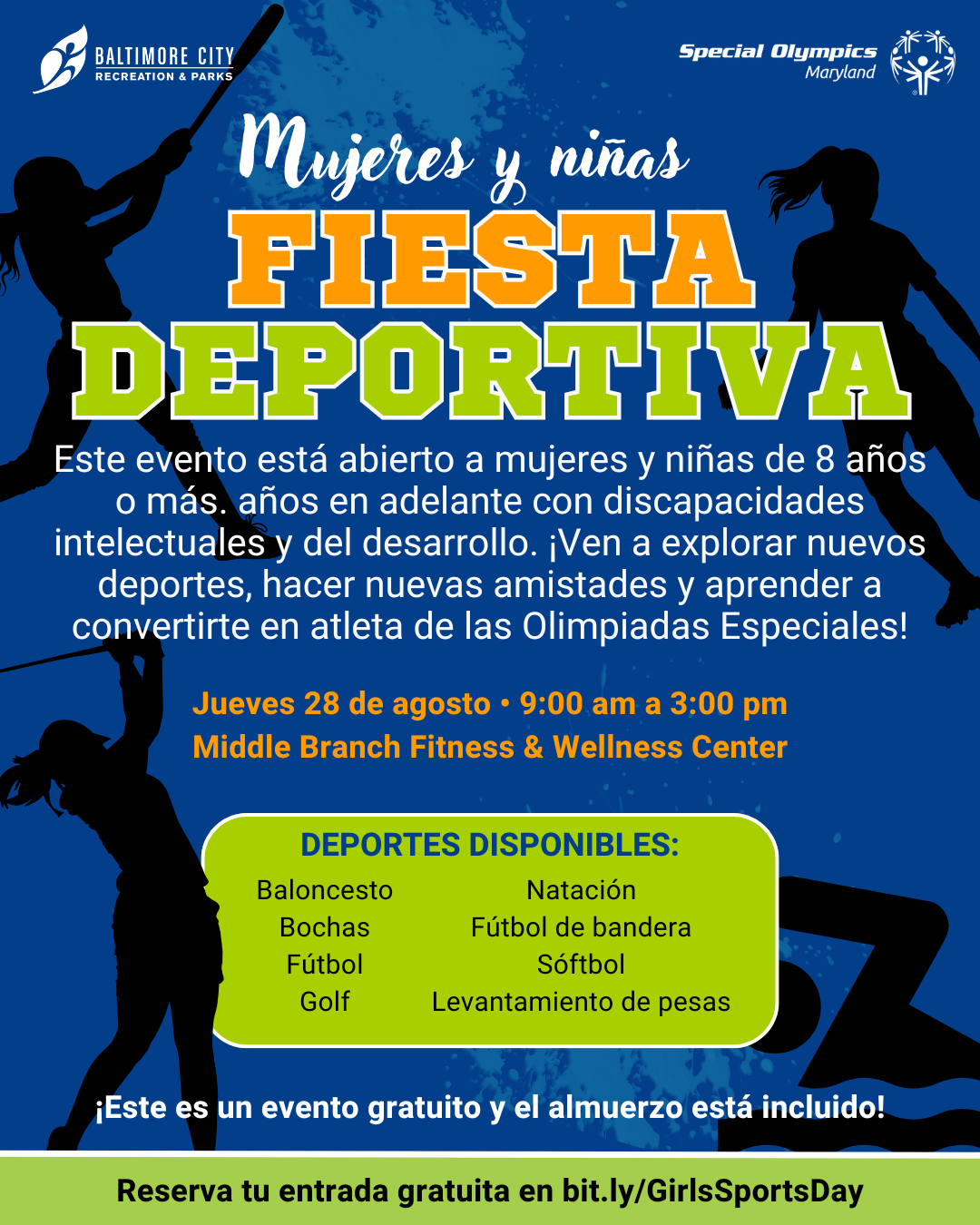 fiesta deportiva femenina