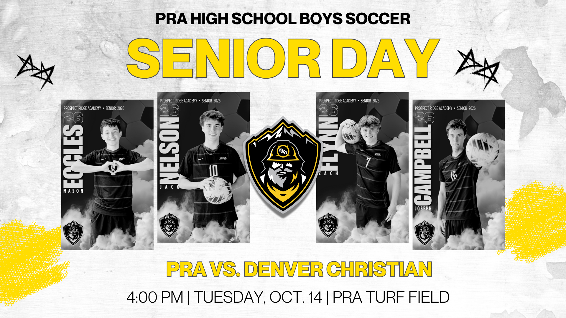 Boys Soccer Senior Day