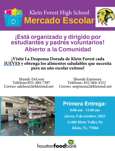 Klein Forest School Market Spanish 