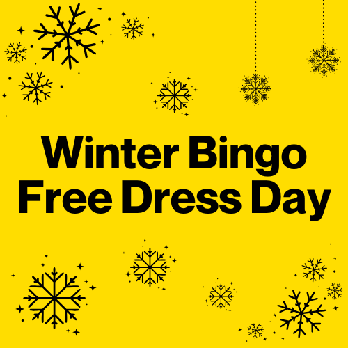 Winter Bingo Free Dress Day