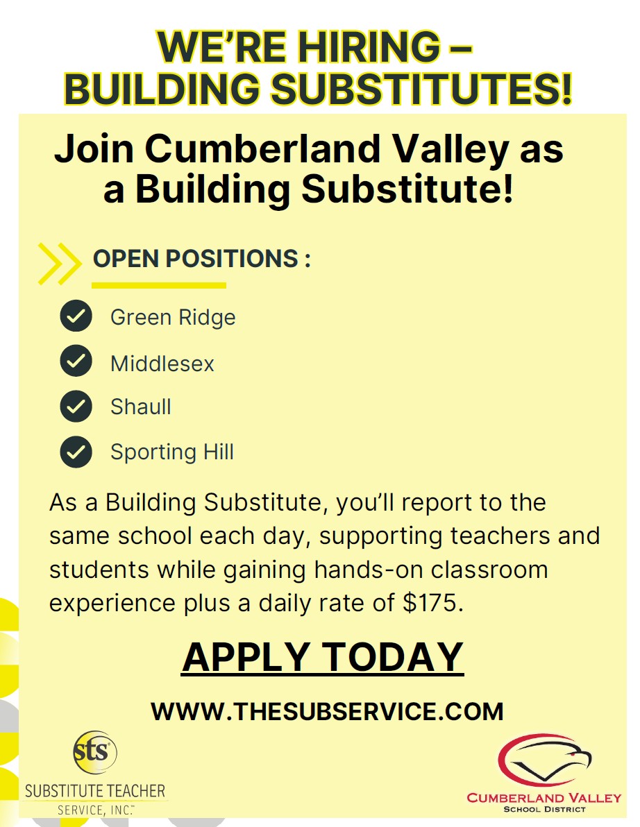 Building Substitute Flyer