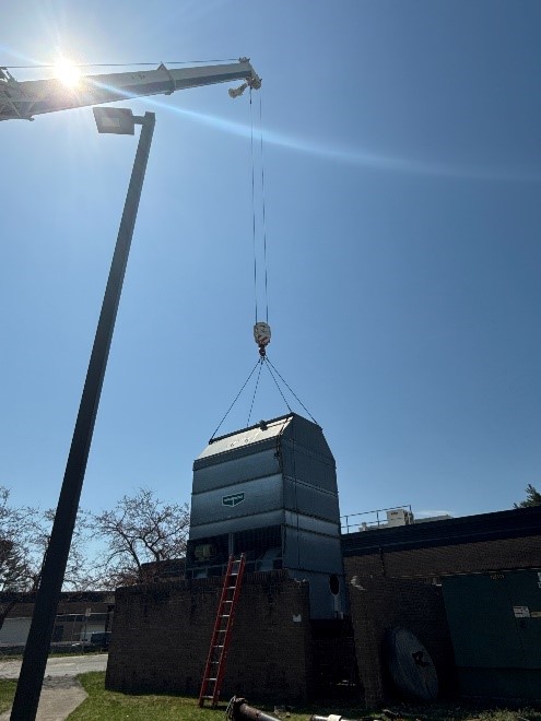 Removal of cooling tower.