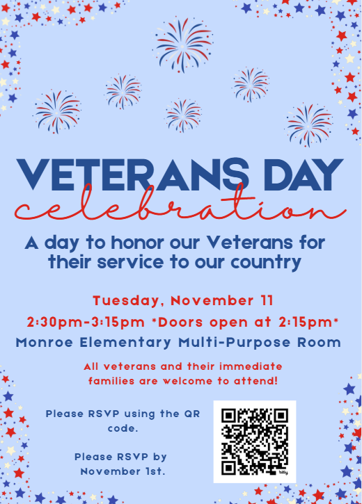 Veteran's Day flyer