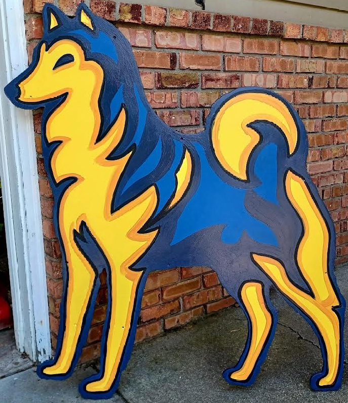 After - Huskie From Football Field 