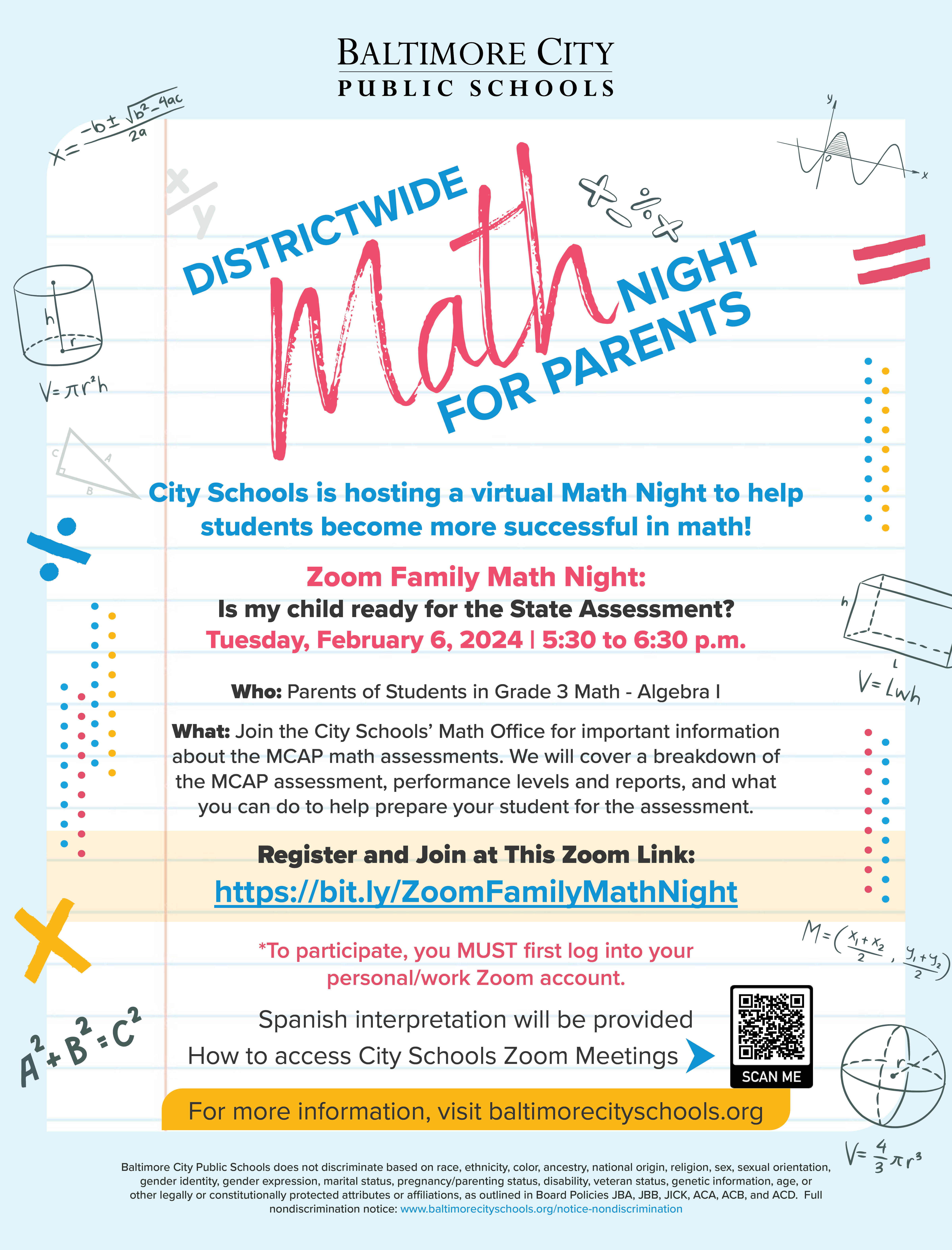 math night flyer