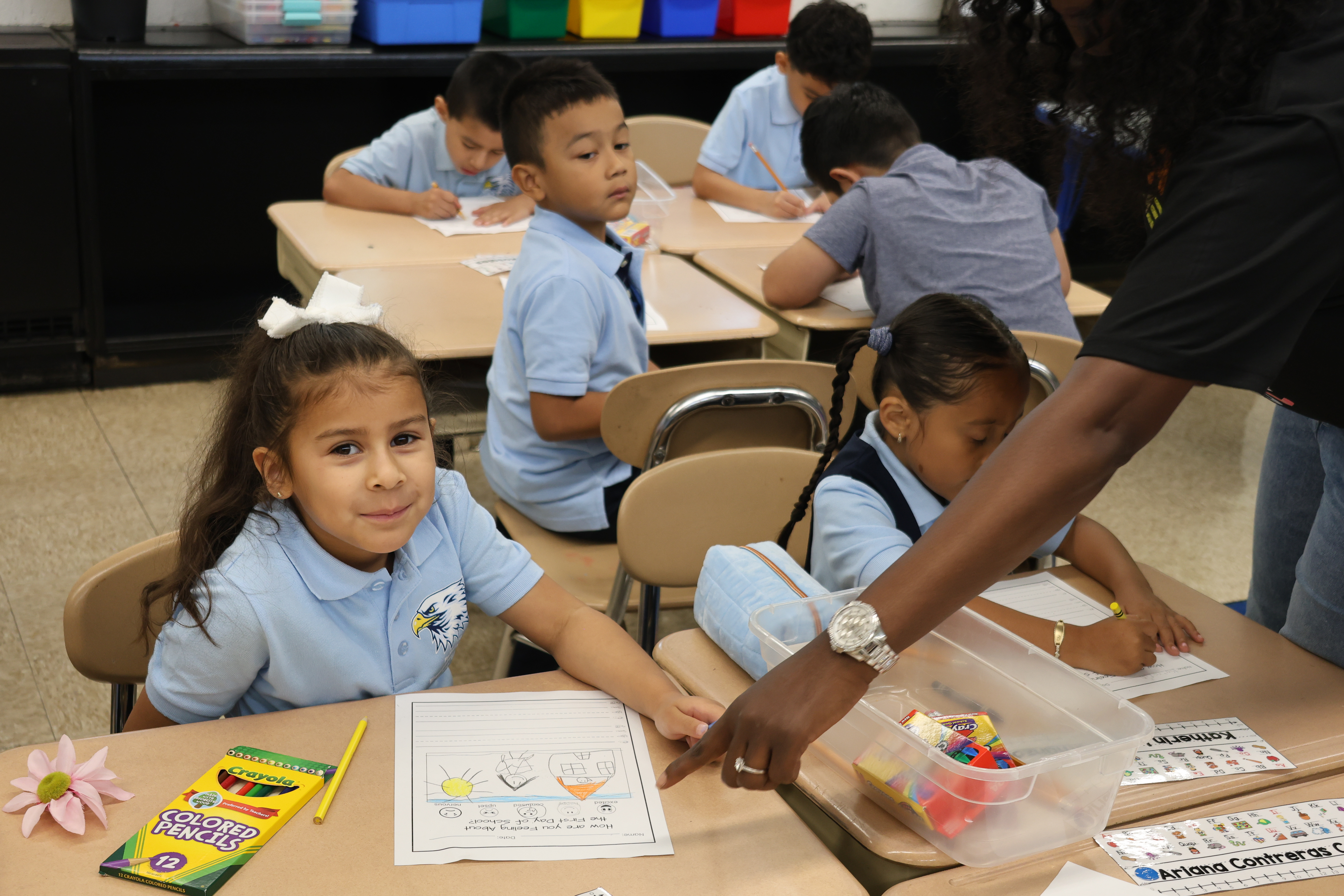 First day at Fallstaff Elementary/Middle School