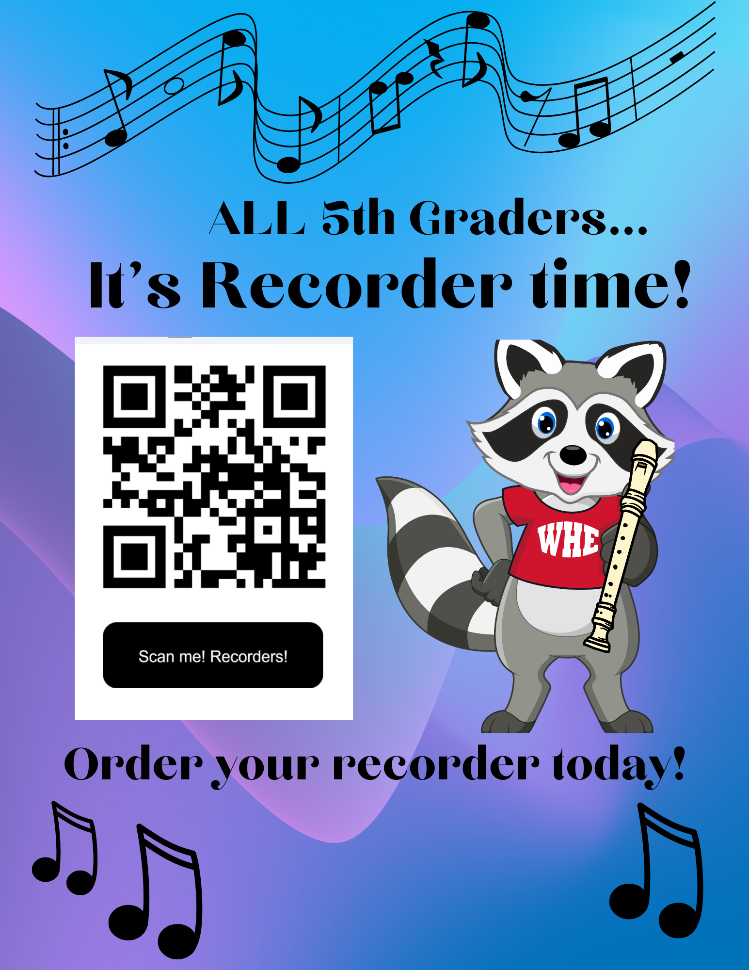 recorder order form