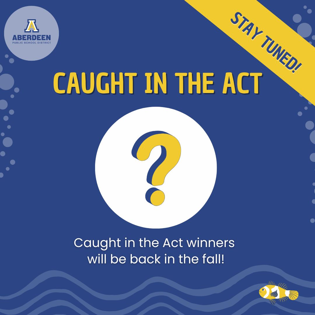 Stay tuned - Caught in the Act winners will be back in the fall